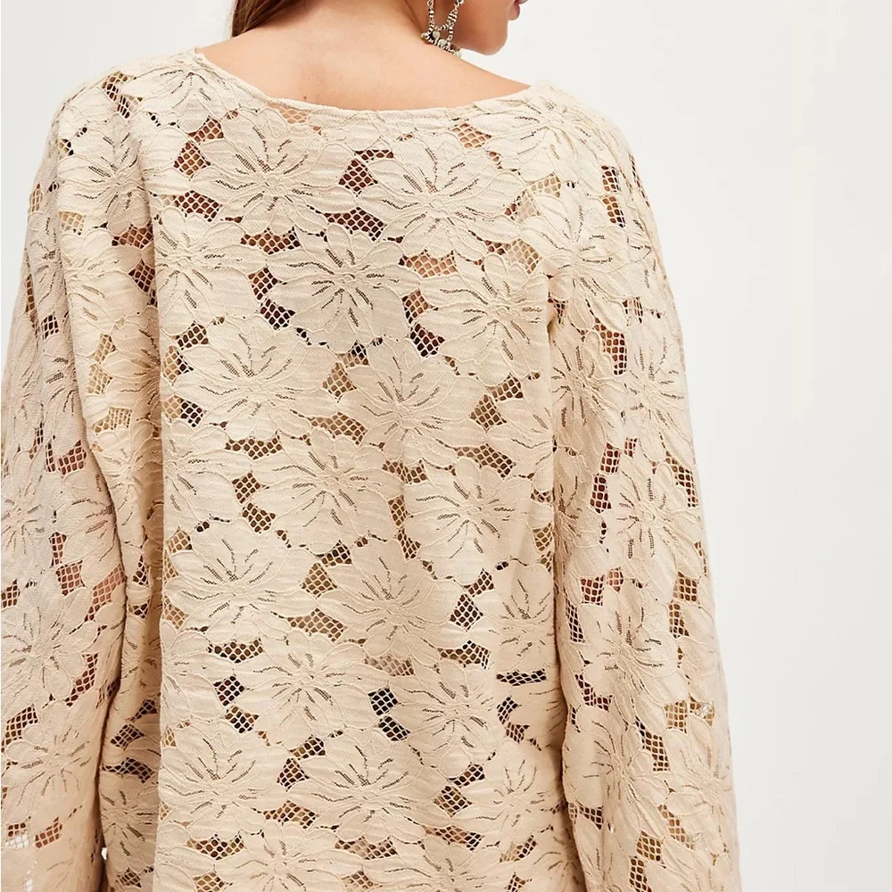 Free People Romona Lace Jacket - Picture 3 of 10